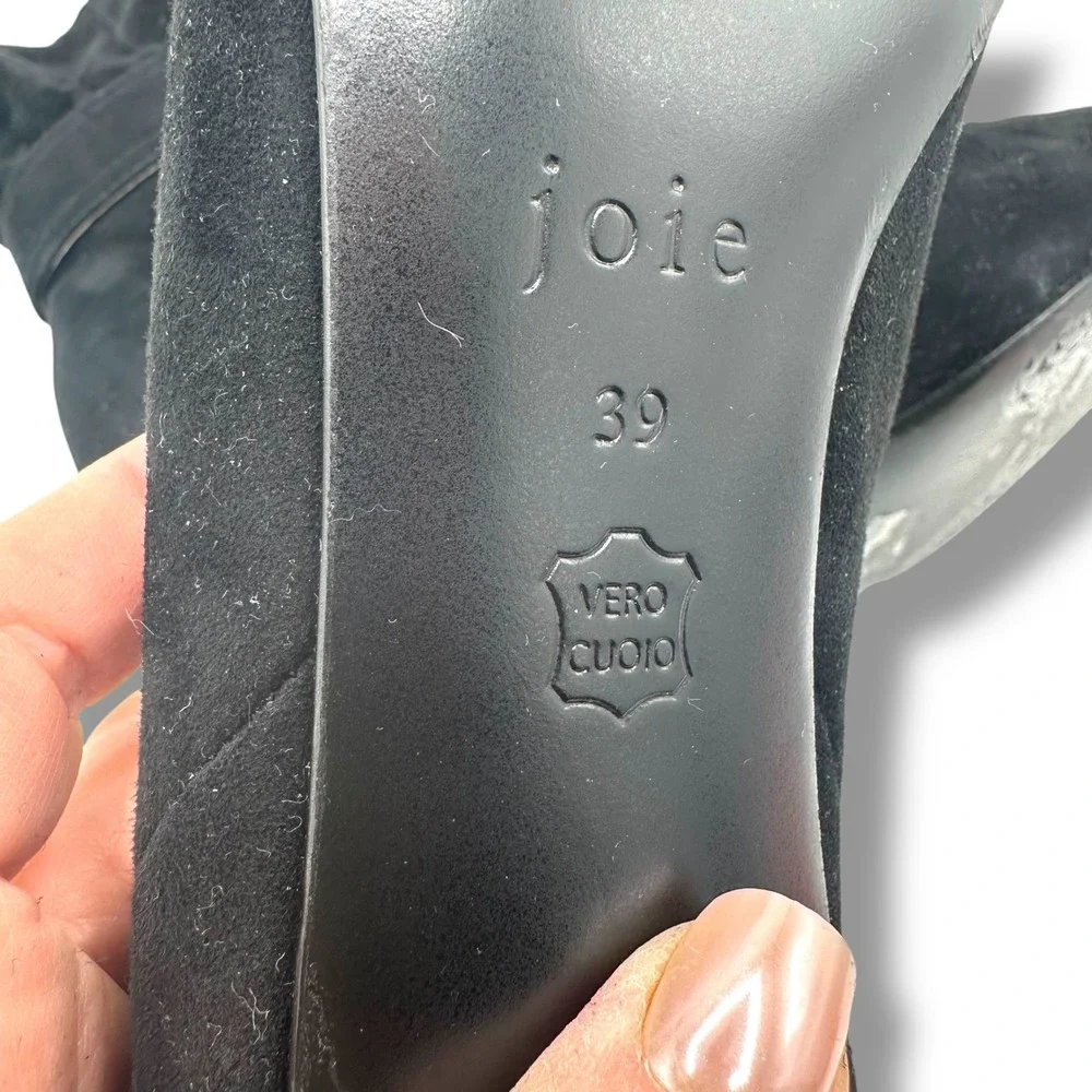 Joie black suede